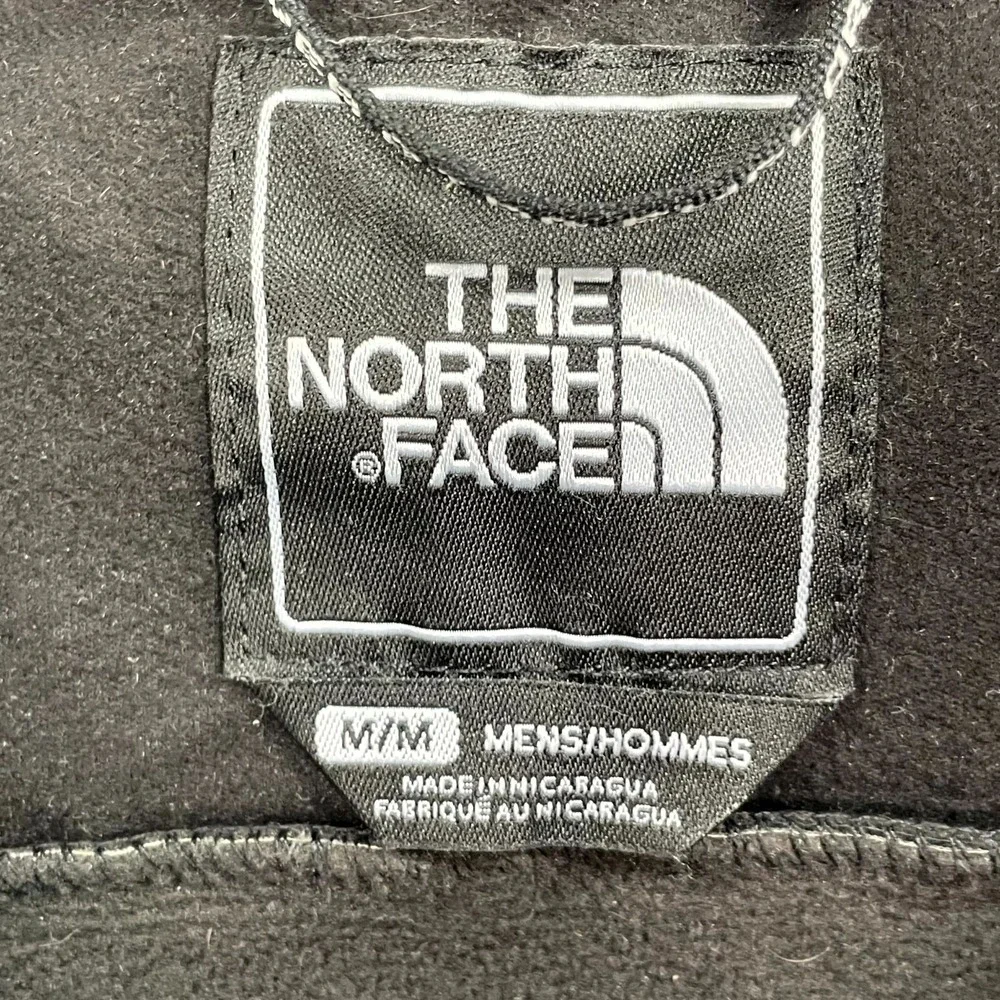The North Face Jacket Mens Medium Black Gray Camping Hiking Performance Surf